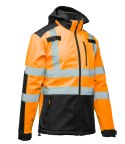 SOFTSHELL BRIXTON FLASH WSTAWKA GRANAT BF005 Z PASAMI ODBLASK. POMARAŃCZ KAT 2 klasa2