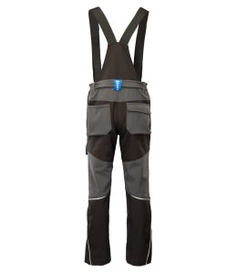 SEVEN_KINGS TOPAZ SPODNIE SOFTSHELL OCIEPLANE STAL/CZARNY