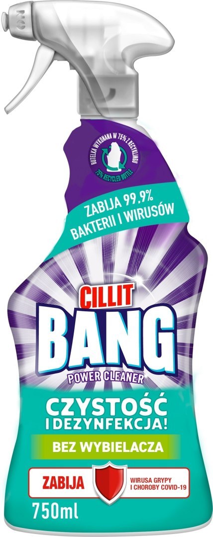 CILLIT BANG Płyn Czystość i Dezynfekcja w sprayu 750ml 16075