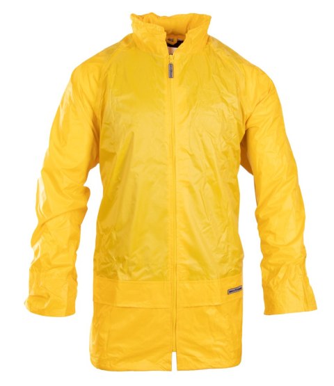GROSVENOR KURTKA PRZECIWDESZCZOWA - Żółty