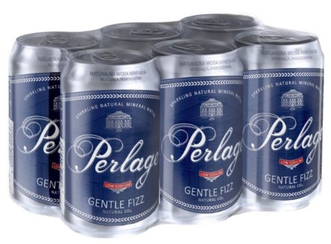 Woda CISOWIANKA 0.33l Perlage gazowana puszka opakowanie 6szt
