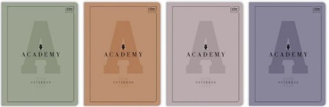 Zeszyt A4 60 kratka M 90g ACADEMY .