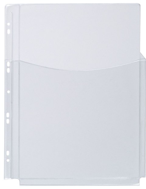 Koszulki na katalogi Q-CONNECT, PVC, 3/4A4, krystal, 180mikr., 5szt.