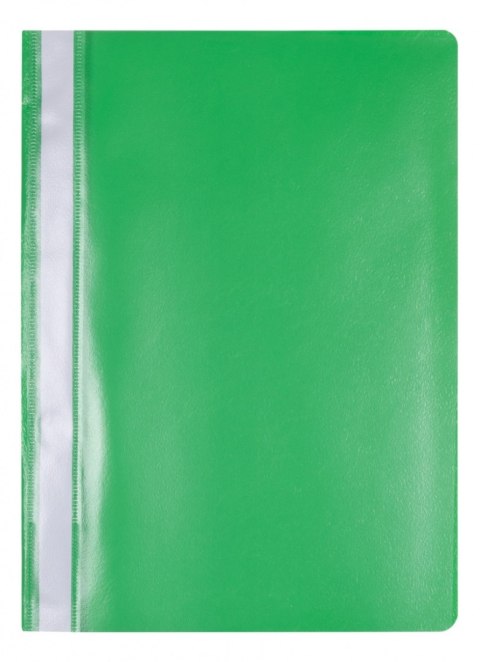 Skoroszyt OFFICE PRODUCTS, PP, A4, miękki, 100/170mikr., zielony