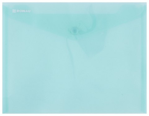 Teczka kopertowa DONAU zatrzask, PP, C5, 180mikr., zielona
