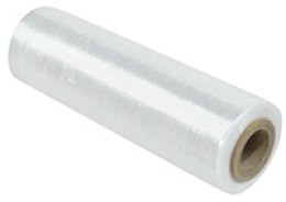 Folia stretch OFFICE PRODUCTS, ręczna, 1,2kg netto, szer. 500mm, 23mikr., transparentna