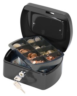 Kasetka na pieniądze Q-CONNECT, mała, 155x125x80mm, czarna