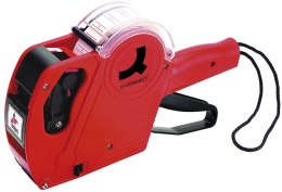 Metkownica Q-CONNECT, jednorzędowa, 8 znaków, czerwona