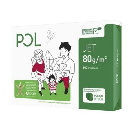 Papier ksero POL JET, A3, klasa A, 166CIE, 80gsm, 500ark.