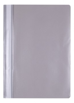 Skoroszyt OFFICE PRODUCTS, PP, A4, miękki, 100/170mikr., szary