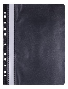 Skoroszyt OFFICE PRODUCTS, PP, A4, miękki, 100/170mikr., wpinany, czarny