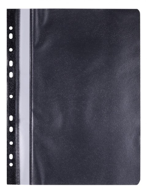 Skoroszyt OFFICE PRODUCTS, PP, A4, miękki, 100/170mikr., wpinany, czarny