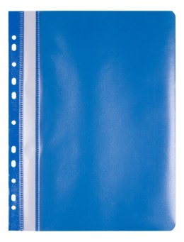 Skoroszyt OFFICE PRODUCTS, PP, A4, miękki, 100/170mikr., wpinany, niebieski
