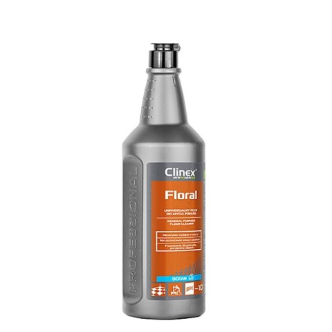 Uniwersalny płyn CLINEX Floral, do mycia podłóg, Ocean, 1l