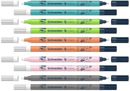 Wymazywacz do atramentu z cienkopisem SCHNEIDER Corry, mix kolorów
