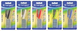 Zszywacz KANGARO Mini-10/Y2+zszywki, zszywa do 10 kartek, blister, mix kolorów