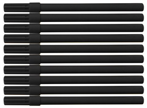 Flamaster biurowy OFFICE PRODUCTS, 10szt., czarny