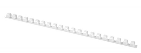 Grzbiety do bindowania OFFICE PRODUCTS, A4, 14mm (125 kartek), 100 szt., białe