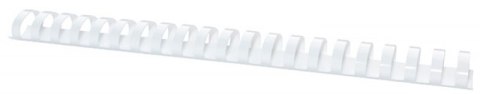 Grzbiety do bindowania OFFICE PRODUCTS, A4, 32mm (300 kartek), 50 szt., biały