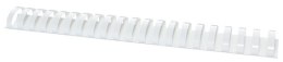 Grzbiety do bindowania OFFICE PRODUCTS, A4, 38mm (350 kartek), 50 szt., białe
