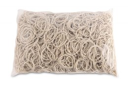 Gumki recepturki OFFICE PRODUCTS, średnica 40mm, 1,5x1,5mm, 60% kauczuku, 1000g, zgrzewka, białe