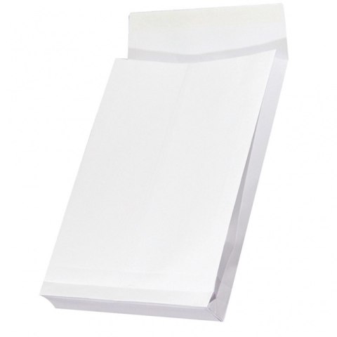 Koperty RBD z taśmą silikonową OFFICE PRODUCTS, HK, E4, 280x400x40mm, 150gsm, 250szt., białe