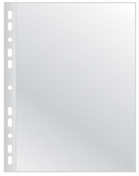 Koszulki na dokumenty Q-CONNECT, poszerzane, PP, A4, groszkowe, 40mikr., 50szt.