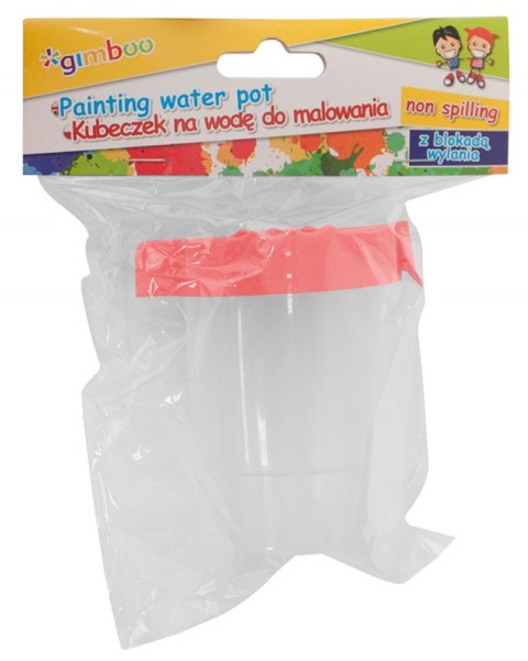Kubeczek do wody GIMBOO, z blokadą wylania, 150ml, mix kolorów