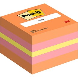 Mini Kostka samoprzylepna POST-IT® (2051P), 51x51mm, 1x400 kart., różowa