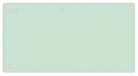 Przekładki OFFICE PRODUCTS, karton, 1/3 A4, 240x105mm, 100szt., zielone