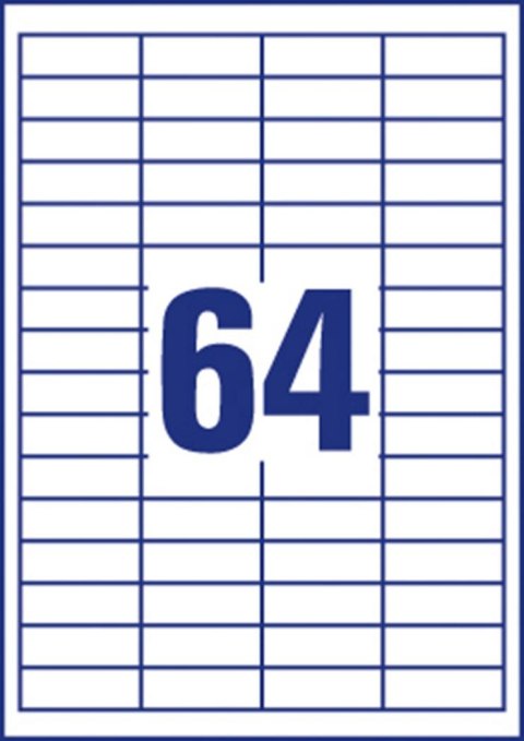 Etykiety uniwersalne ELA050 48,5 x 16,9 100 ark. Economy Europe100 by Avery Zweckform