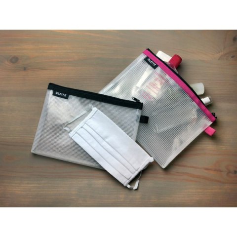 Podróżna koszulka Leitz WOW, rozmiar L, różowa 40260023 .