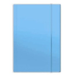 Teczka z gumką A4 PLUS błękit TADEO TT6626 niebieska