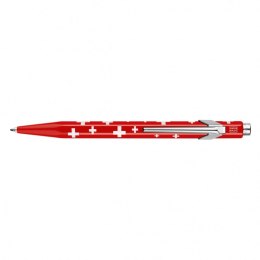 Długopis CARAN D'ACHE 849 Swiss Flag, M, czerwony