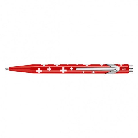 Długopis CARAN D'ACHE 849 Swiss Flag, M, czerwony