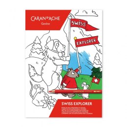 Kolorowanka Caran d'Ache SWISS EXPLORER