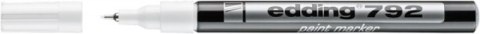 Marker olejowy e-792 EDDING, 0,8 mm, biały