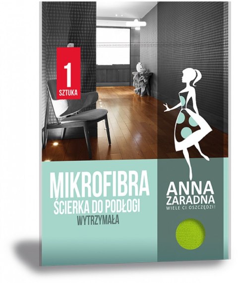 Mikrofibra ściereczka do podłogi ANNA ZARADNA, 1 szt., zielony