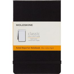 Notes MOLESKINE Reporter P (9x14cm) w linie, twarda oprawa, 192 strony, czarny
