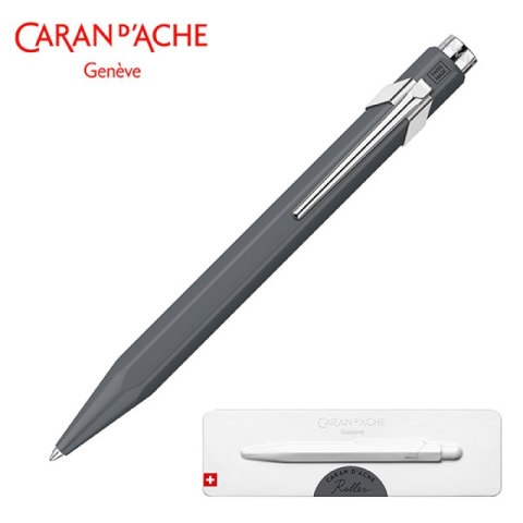 Pióro kulkowe CARAN D'ACHE 849, w pudełku, szare