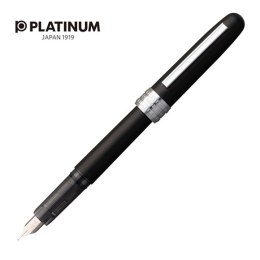 Pióro wieczne Platinum Plaisir Black Mist, F, czarne matowe