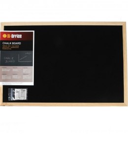 Tablica kredowa BI-OFFICE, 60x40cm, rama drewniana