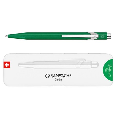 Długopis CARAN D'ACHE 849 Colormat-X, M, w pudełku, zielony