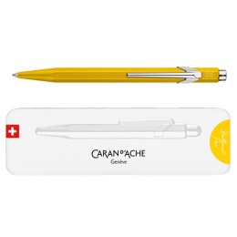 Długopis CARAN D'ACHE 849 Colormat-X, M, w pudełku, żółty
