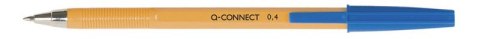 Długopis Q-CONNECT z wymiennym wkładem 0,4mm (linia), zawieszka, niebieski
