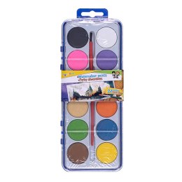 Farby akwarelowe GIMBOO, 12szt., mix kolorów