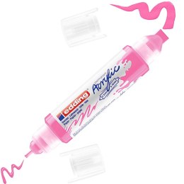 Marker akrylowy 3D e-5400 EDDING, podwójny, 2-3 mm, 5-10 mm, różowy neonowy