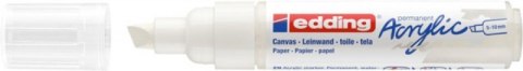 Marker akrylowy e-5000 EDDING, 5-10 mm, matowa biel