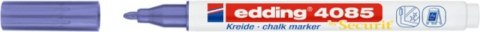 Marker kredowy e-4085 EDDING, 1-2 mm, metaliczny fioletowy