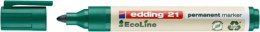Marker permanentny e-21 EDDING ecoLine, 1,5-3 mm, zielony